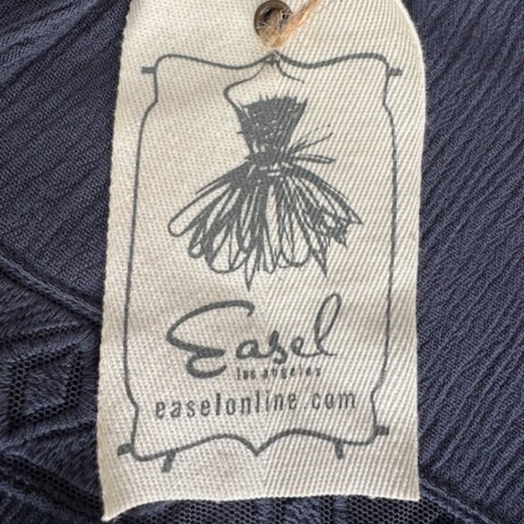 NWT Easel Women's Boho Blouse - Picture 7 of 9